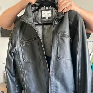 Cole Haan Large Vegan Leather Jacket